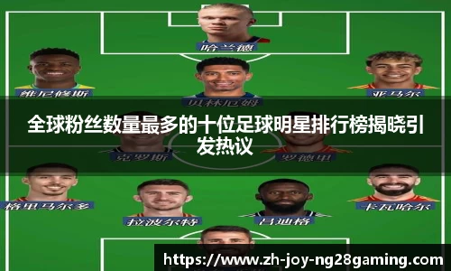 全球粉丝数量最多的十位足球明星排行榜揭晓引发热议